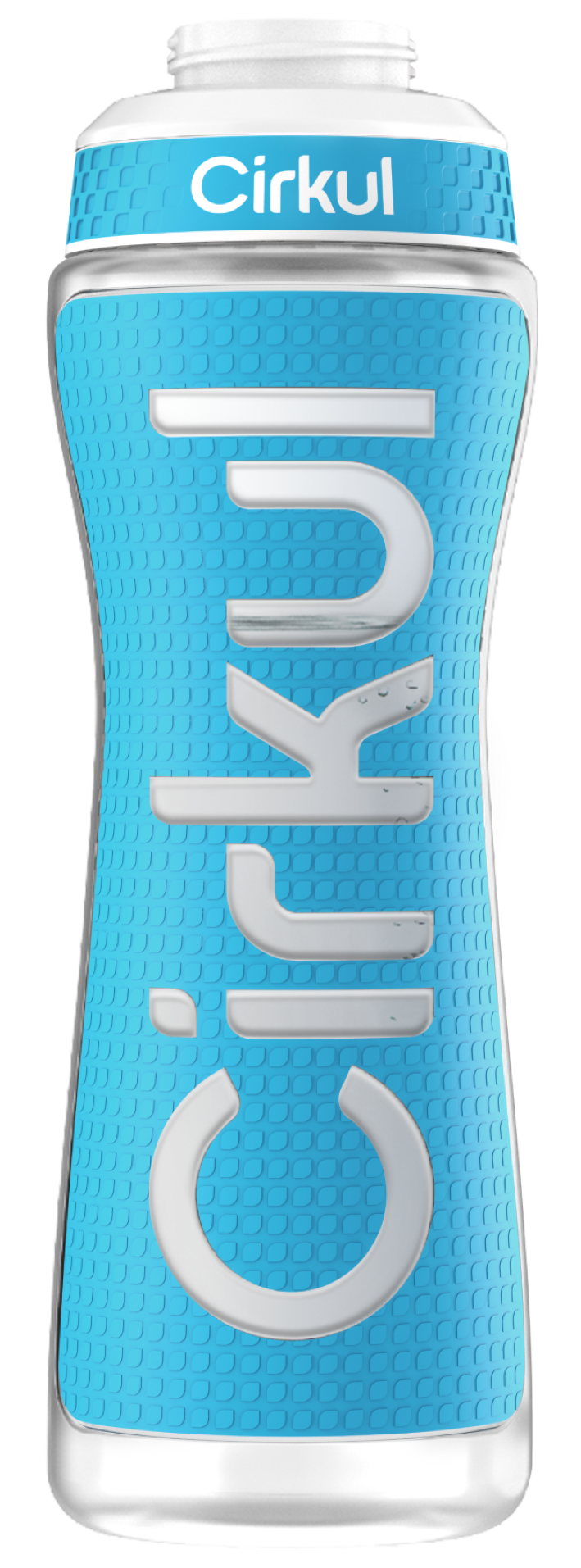 22oz. Blue Grip Squeeze Bottle with Sport Lid