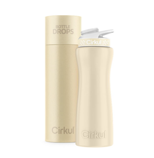 Limited Edition: 22oz. Cream Stainless Steel Bottle & Lid